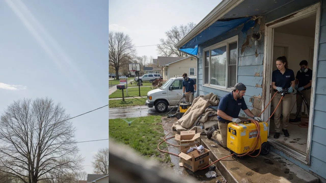 Basement Flood Cleanup in Cement, OK near me